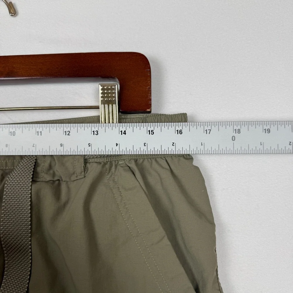 Columbia Titanium Convertible Cargo Pants Mens Medium 32 Zip Off Hiking Sage